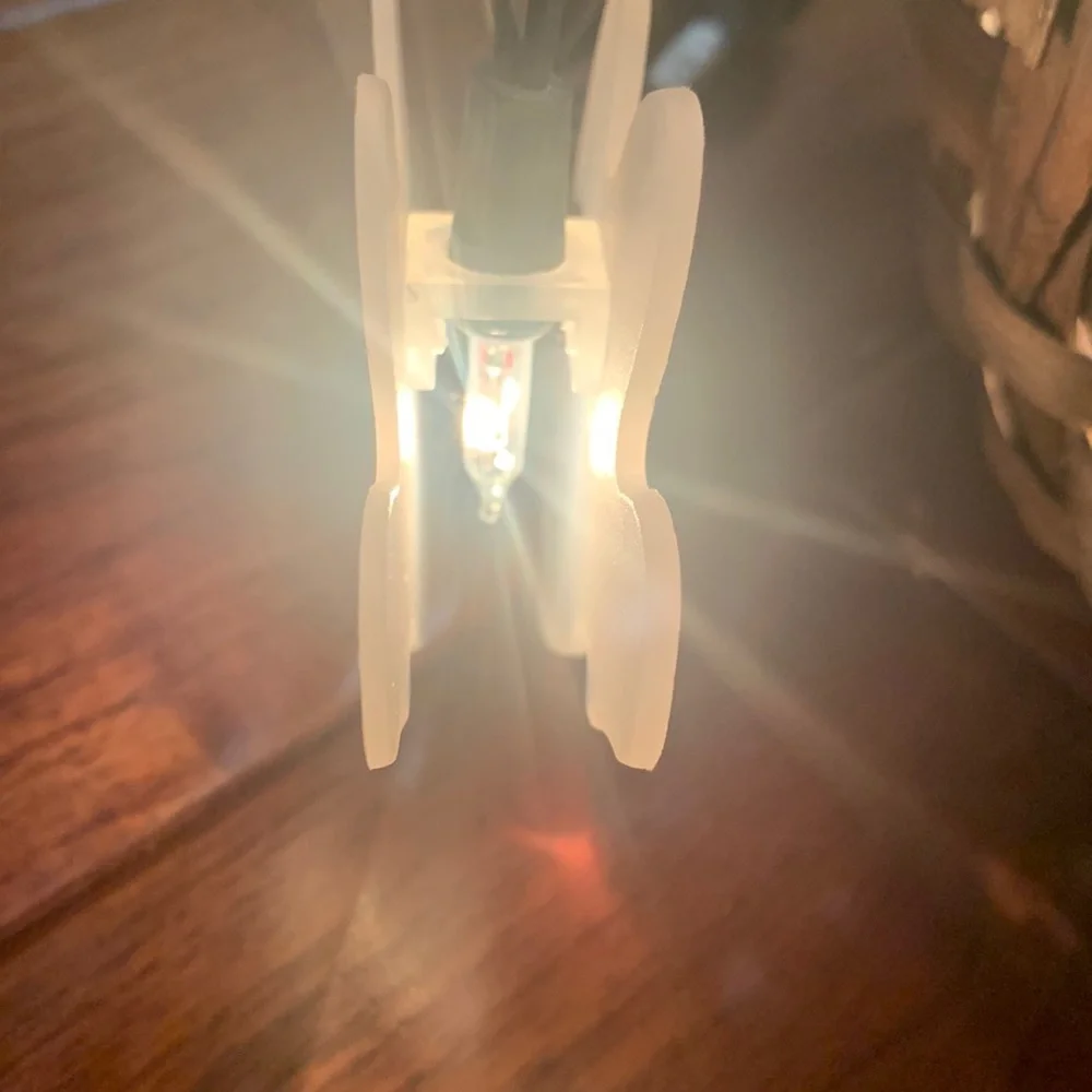 Vintage 3D Halloween Flying Ghost String Lights (10) plastic corded